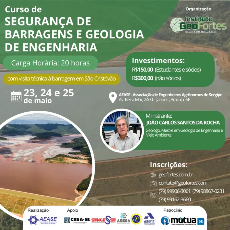 Segurança de Barragens e Geologia de Engenharia (Sócios e estudantes)